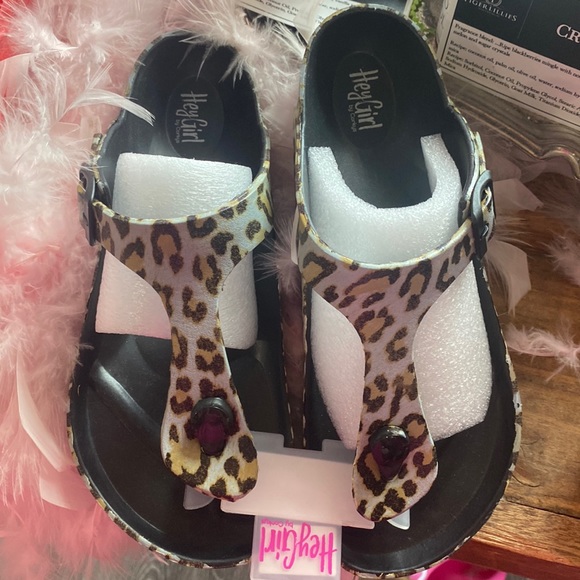 Corkys Shoes Corkys Hey Girl Leopard Print Jet Ski Slip On